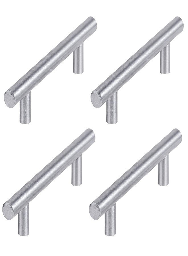 Atlantic Cabinet Pull Handle Matt Finish, Total Length 4 Inch, Hole-To-Hole 64 Mm, Pack Of 4, Silver - Image 1